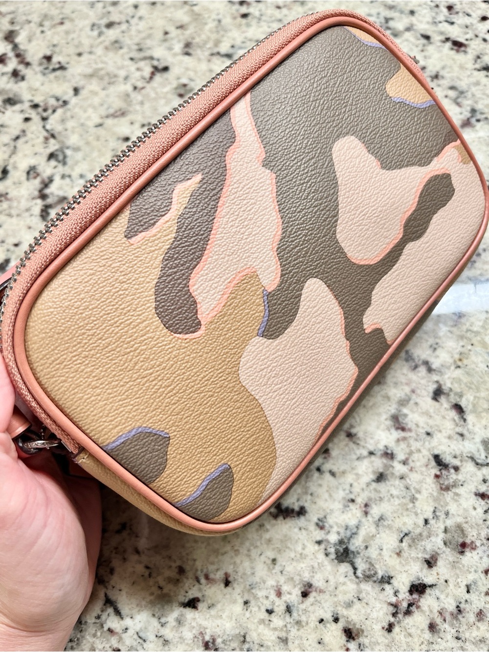 Coach Multicolor Camouflage Coated Crossbody Bag NWOT - Picture 4 of 10